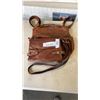 Image 1 : 2 ONE FATED KNIGHT GENUINE LEATHER BAGS - 1 NEW RETAIL $399+