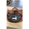 Image 1 : 2 NEW ONE FATED KNIGHT GENUINE LEATHER BAGS