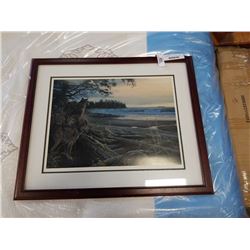 FRAMED PICTURE SIGNED MARK HOBSON