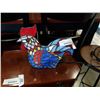 Image 1 : LEADED GLASS ROOSTER LAMP