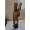 Image 2 : 4 WOODEN FIGURES
