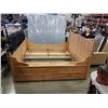 Image 1 : KING SIZE IKEA PINE BEDFRAME W/ 4 STORAGE DRAWERS