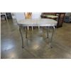 Image 3 : RETRO GREY ARBORITE DINING TABLE