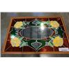 Image 2 : VINTAGE LEADED GLASS MIRROR