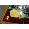 Image 3 : VINTAGE LEADED GLASS MIRROR