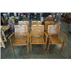 Image 1 : 6 PLANTATION TEAK SMARTWOOD PRODUCTS AUSTRALIA CHAIRS