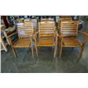Image 2 : 6 PLANTATION TEAK SMARTWOOD PRODUCTS AUSTRALIA CHAIRS