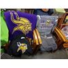 Image 1 : MINNESOTA VIKINGS NFL TSHIRTS, PULL OVER AND BLANKET