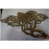 Image 2 : BRASS MCM TREE WALL HANGING