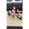 Image 1 : 4 ANIMATED CHRISTMAS FIGURES
