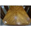 Image 2 : WALNUT DINING TABLE WITH 6 CHAIRS AND LEAF
