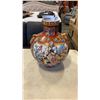 Image 1 : LARGE HAND PAINTED VASE