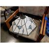 Image 1 : LEADED GLASS HANGING LIGHT