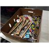 Image 1 : BOX OF PINS AND MINI HOCKEY STICKS