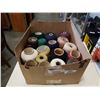 Image 1 : BOX OF YARN ON SPOOLS