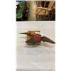 Image 1 : NATIVE CARVED HUMMING BIRD AND NATIVE COASTER SET