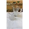 Image 1 : SHANON CRYSTAL VASE AND PINWHEEL PITCHER