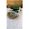 Image 1 : ELBONY SHELL AND BLUE MOUNTAIN POTTERY BEAR