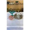 Image 1 : LOT OF CRYSTAL, ART GLASS AND SILVER PLATE