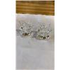 Image 8 : LOT OF CRYSTAL, ART GLASS AND SILVER PLATE
