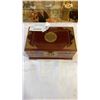 Image 1 : ROSEWOOD EASTERN JEWELLERY BOX W/ BRASS FITTINGS