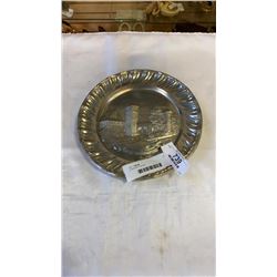 2 PEWTER PLATES