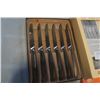 Image 2 : HENCKLES KNIVES, ONEIDA CUTLERY SET, SHEFFIELD SILVER PLATED SPOONS AND ONEIDA 3 PIECE KIDS CUTLERY 
