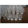 Image 2 : LOT OF CRYSTAL AND PINWHEEL GLASSES