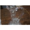 Image 6 : 3 CRYSTAL VASES AND CRYSTAL DECANTER