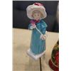 Image 2 : ROYAL DOULTON CARRIE FIGURE AND 5 PIECE RUSSIAN NESTING DOLL