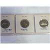 Image 2 : 10 CANADA 5 CENT COINS - 1912 SILVER, 1924 SILVER, 1939, 1942, 1943, 1949, 1951, 1962, 1964, 1967