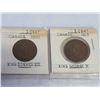 Image 1 : 2 CANADIAN KING EDWARD VII 1 CENT COINS - 1903, 1913