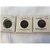 Image 1 : CANADA QUEEN VICTORIA 1 CENT COINS - 1876, 1884, 1890