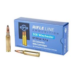 PPU 308WIN SP 150GR - 20 Rds