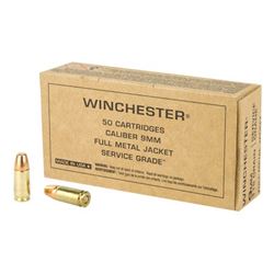 WIN SERVICE GRADE 9MM 115GR - 50 Rds