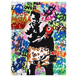 Nastya Rovenskaya- Mixed Media "Muhammad Ali"