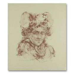 Edna Hibel (1917-2014), "Breton Woman" Limited Edition Lithograph, Numbered and Hand Signed with Let