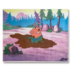 The Pink Panther Show Original Production Cel and Production Sketch. Includes letter of authenticity