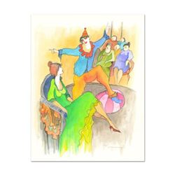 Itzchak Tarkay (1935-2012), Original Mixed Media Watercolor, Hand Signed with Letter of Authenticity