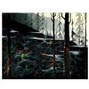 Image 1 : Eyvind Earle (1916-2000), "Dawns First Light" Limited Edition Serigraph on Paper; Numbered & Hand Si