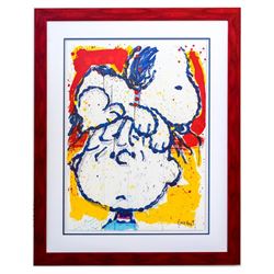 Tom Everhart- Hand Pulled Original Lithograph "Hair Club for Dogs"