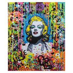 Nastya Rovenskaya- Mixed Media "Blonde Bombshell"