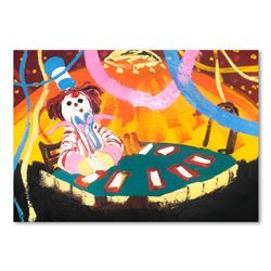 Paul Blaine Henrie (1932-1999), "Blackjack Beats 21" Hand Signed Original Painting on Canvas (30"x40