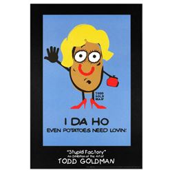 "I-DA-HO" Collectible Lithograph (24" x 36") by Renowned Pop Artist Todd Goldman.