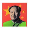 Image 1 : Steve Kaufman (1960-2010), "Mao" Hand Embellished Limited Edition Silkscreen on Canvas, Numbered 19/