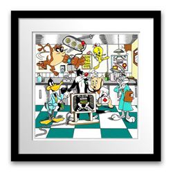 Charles Fazzino- 3D Construction Silkscreen Serigraph "A Looney Doctor Visit"