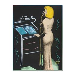 Ringo (Protege of Andy Warhol's Apprentice, Steve Kaufman), "Happy Birthday Mr. President" One-of-a-