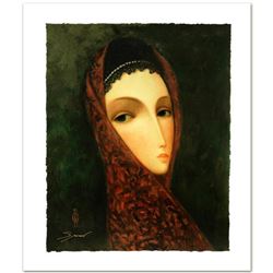 Sergey Smirnov (1953-2006), "Contessa" Limited Edition Mixed Media on Canvas, Numbered and Hand Sign