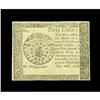 Image 1 : Continental Currency September 26, 1778 $40 Blue Counte 