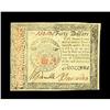 Image 1 : Continental Currency January 14, 1779 $40 Choice New. N 